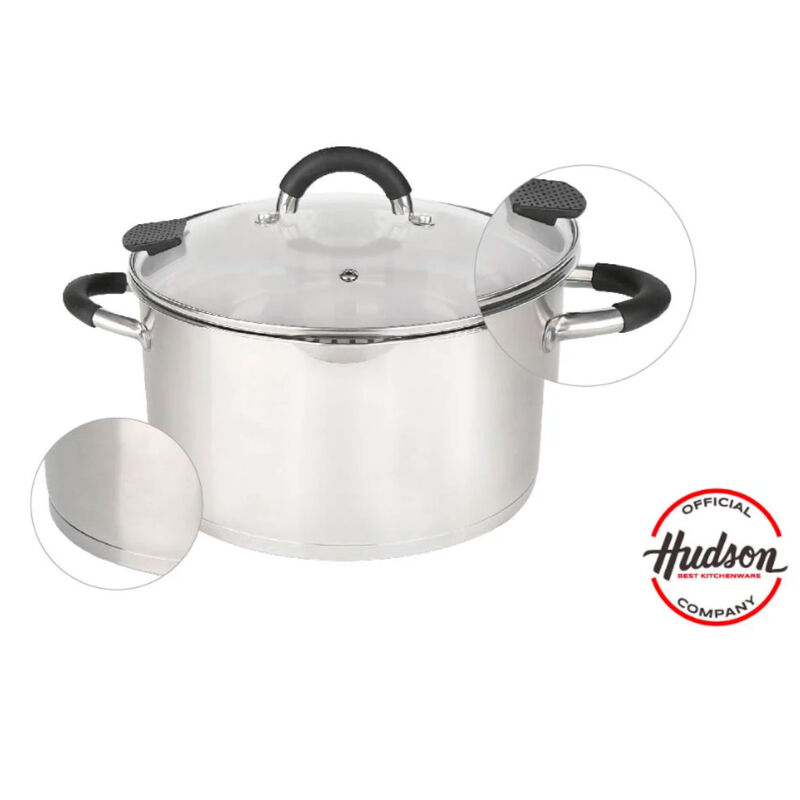 Olla Acero Inoxidable HUDSON 24cm asas tapa col... image number null
