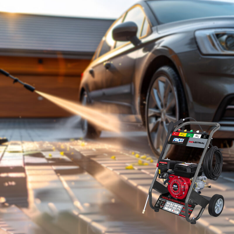 Hidrolavadora a Gasolina Aksi 6.5 HP Industrial image number null