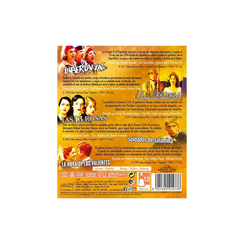 Pack La Guerra Civil en el Cine [Blu-ray] image number null