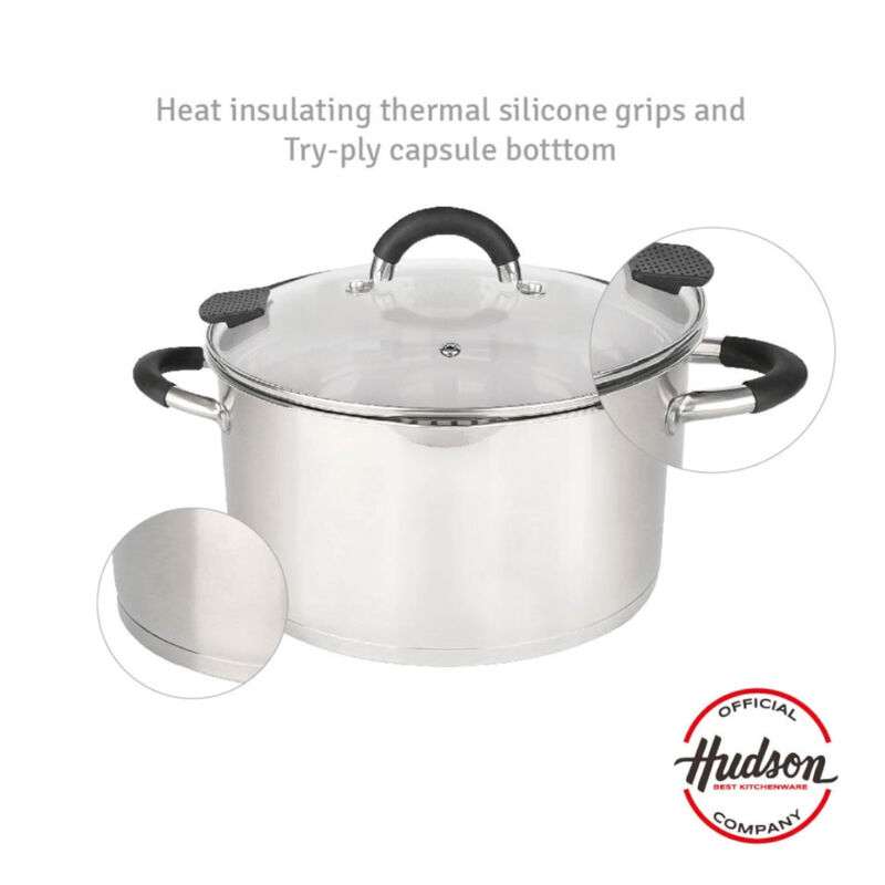 Olla 26cm acero inoxidable HUDSON escala interi... image number null