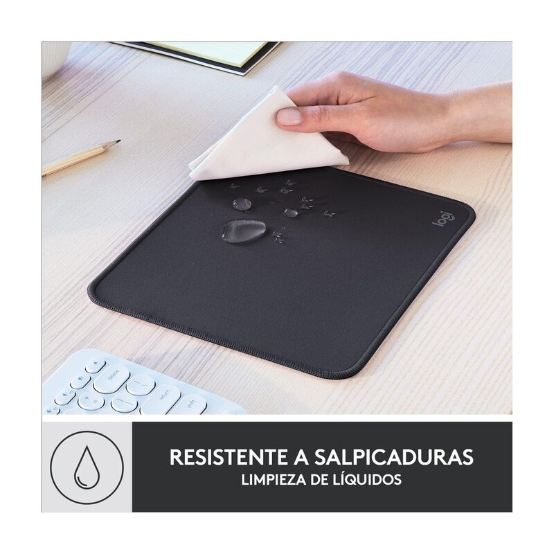Mouse Pad Studio Logitech Negro image number null