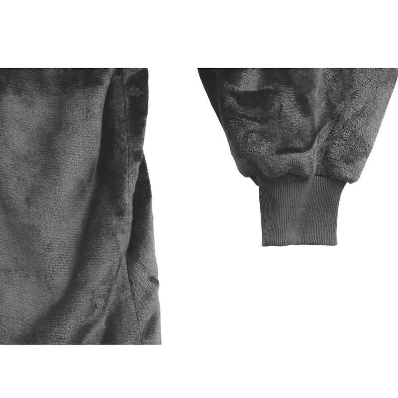 Hoodie invernal borrega gris oxford image number null