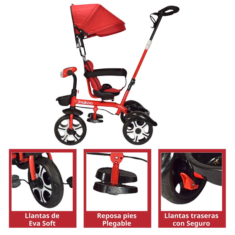 Triciclo para Niños Evolutivo Asiento Giratorio... image number null