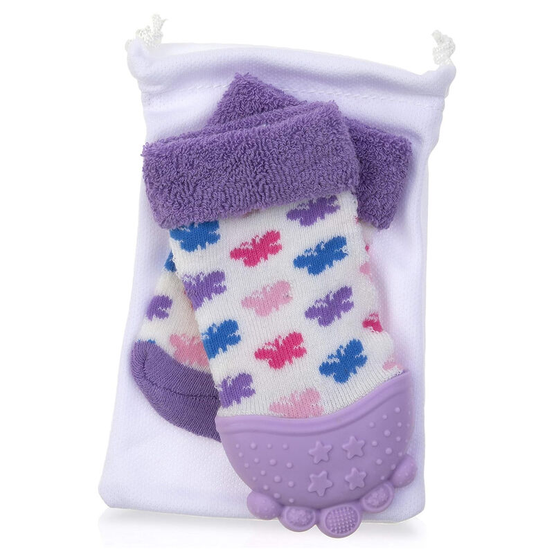 Calcetines Con Mordedera Para Beb&eacute; Con Bolsa Nu... image number null