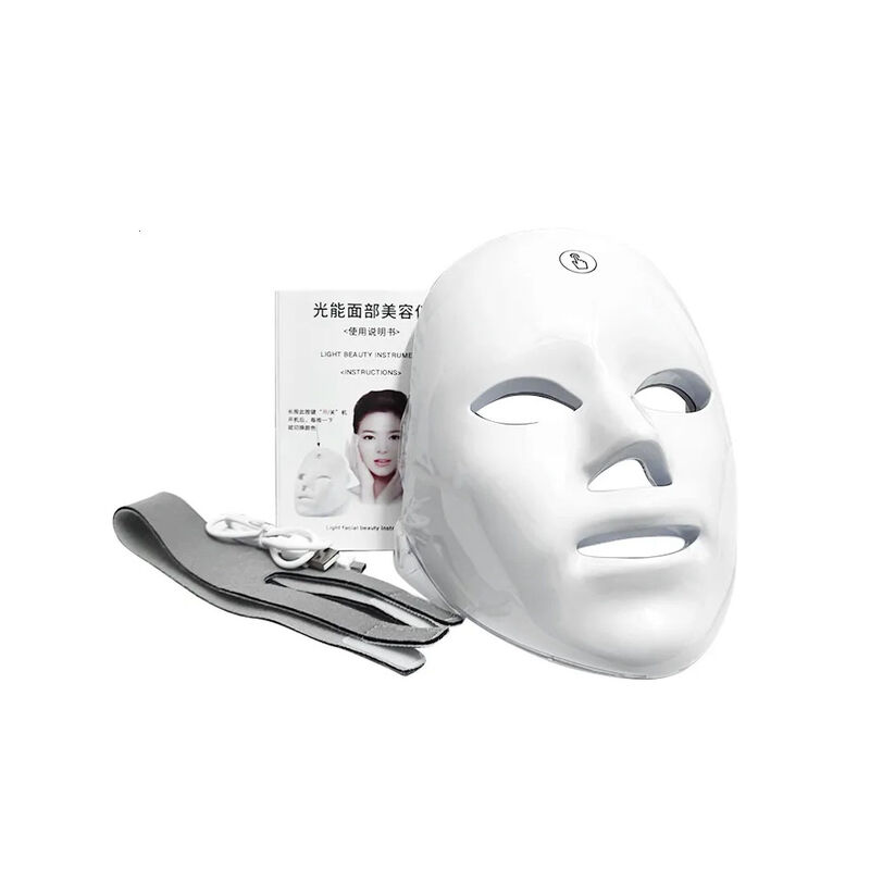 Máscara facial de terapia de luz led image number null