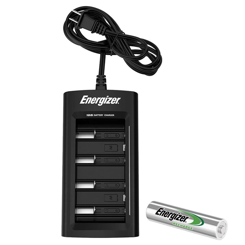 Cargador Universal Pilas Energizer + 4 Pilas Re... image number null