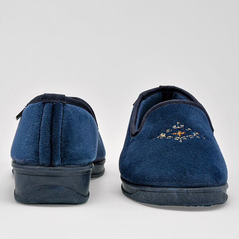 Mora Confort Pantufla para mujer marino image number null