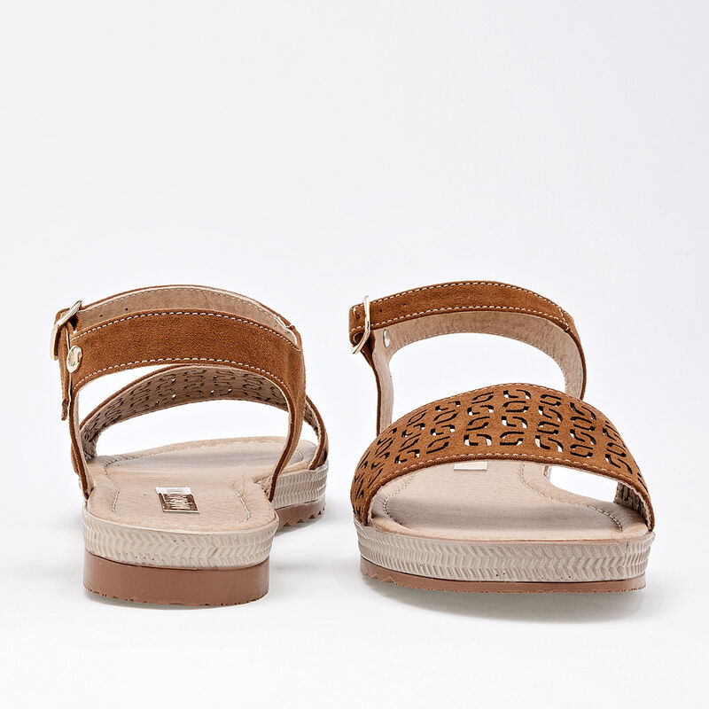 Moramora Sandalia para mujer camel image number null