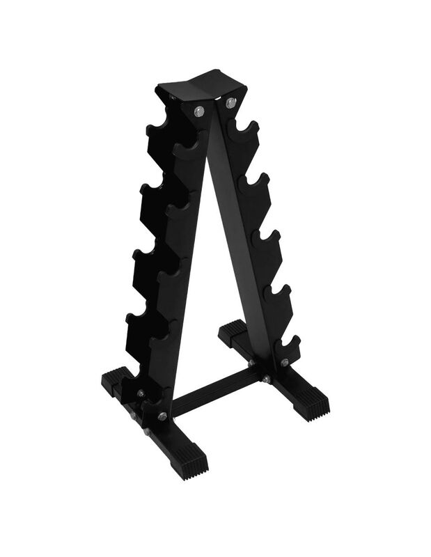 Rack Mancuernas Gym Tipo Torre Soporte 5 Pares ... image number null