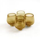 Vasos Set de 4 Vasos de Vidrio Soplado &Aacute;mbar Marea Baja