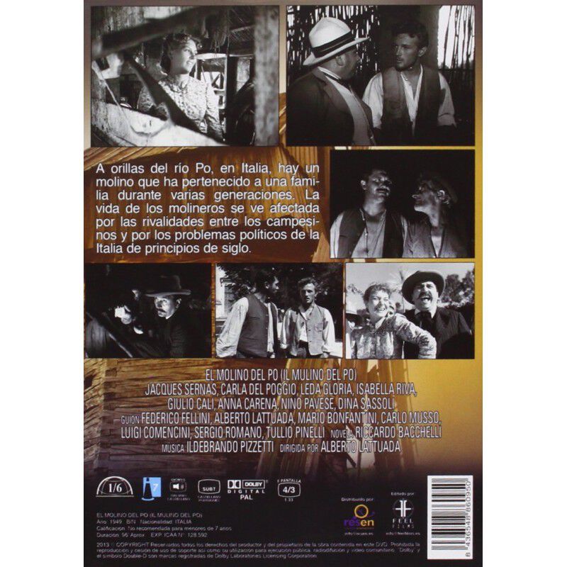 El Molino Del Po [dvd] (1949) Il Mulino Del Po image number null