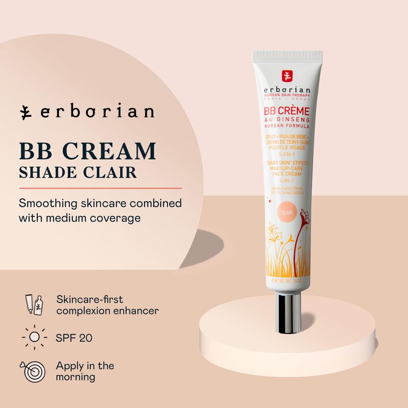 Crema Bb Erborian Con Ginseng Spf 20 Fair (clai... image number null
