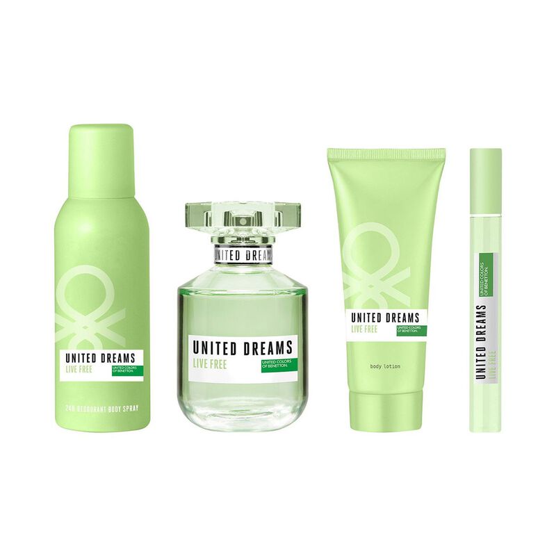 Set Benetton Live Free Perfume 150ml image number null