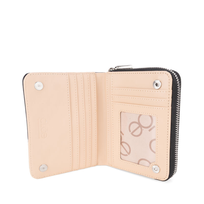Cartera Hibrida Mediana Con Herraje Color Negro image number null
