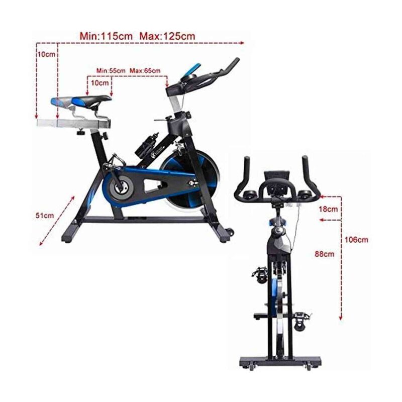 Bicicleta Est&aacute;tica 18kg Profesional Uso Rudo Fi... image number null