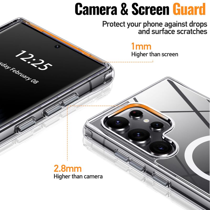 Funda De Tel&eacute;fono Oterkin Magn&eacute;tica Transparent... image number null