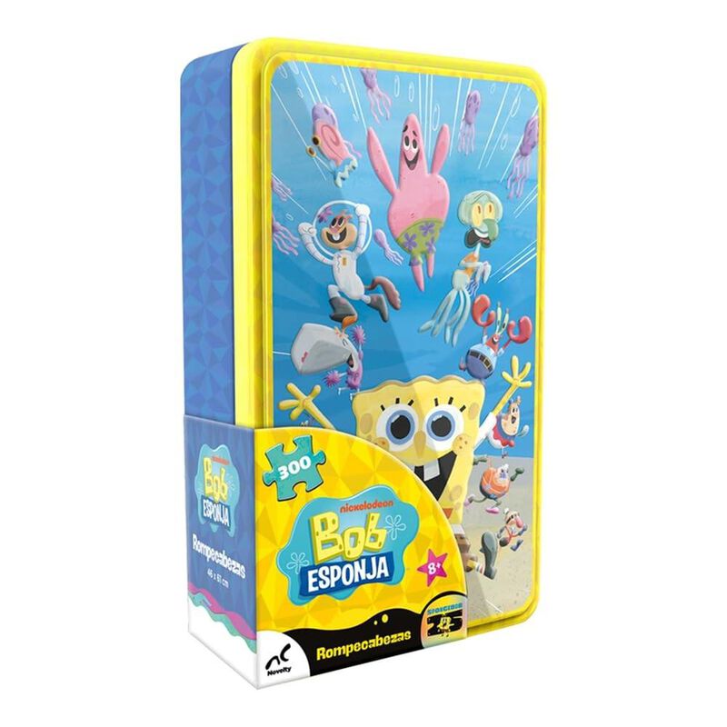 Rompecabezas Bob Esponja 300 Piezas Caja De Met... image number null