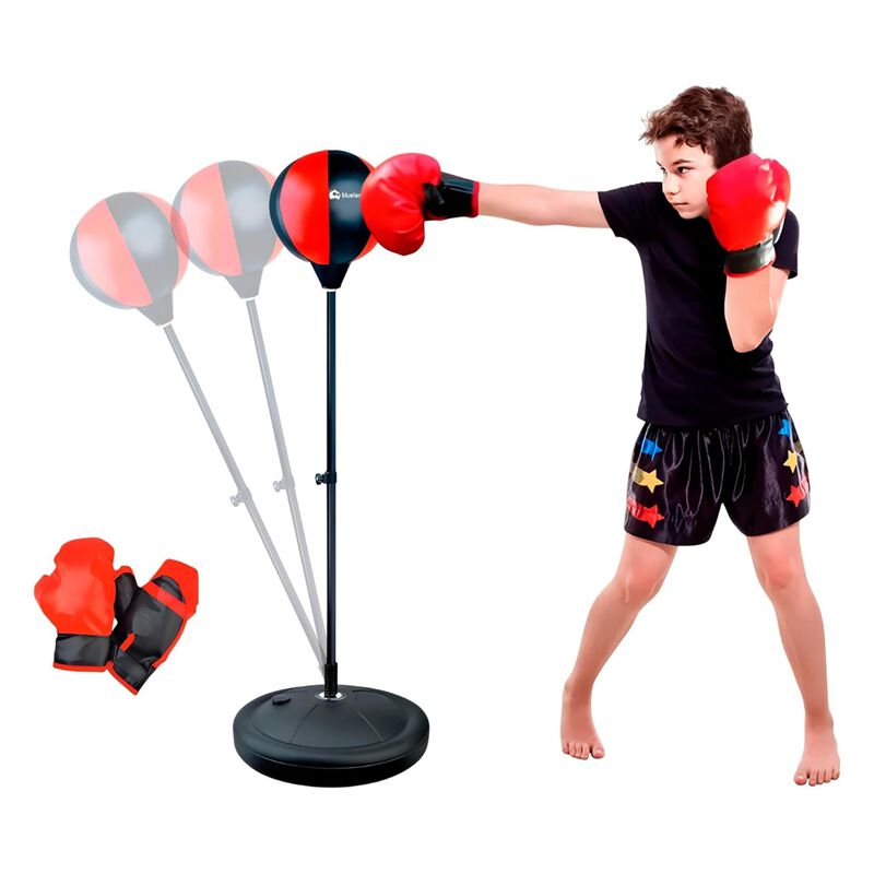 Set de Pera de Box y Guantes con Altura Ajustab... image number null