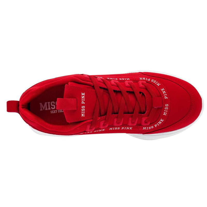 Miss Pink Tenis urbano para mujer rojo image number null