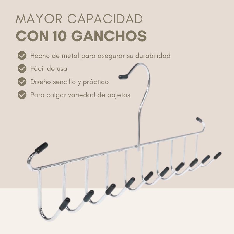 Gancho Multiusos De Acero Inoxidable image number null