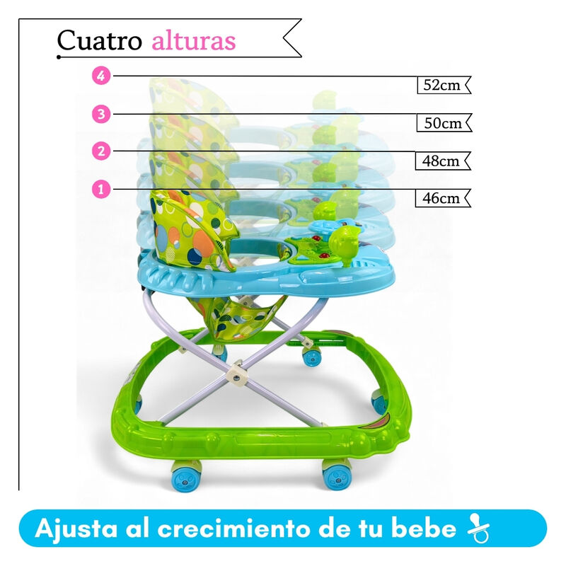 Andadera Plegable Carrito C/ Altura Ajustable M... image number null