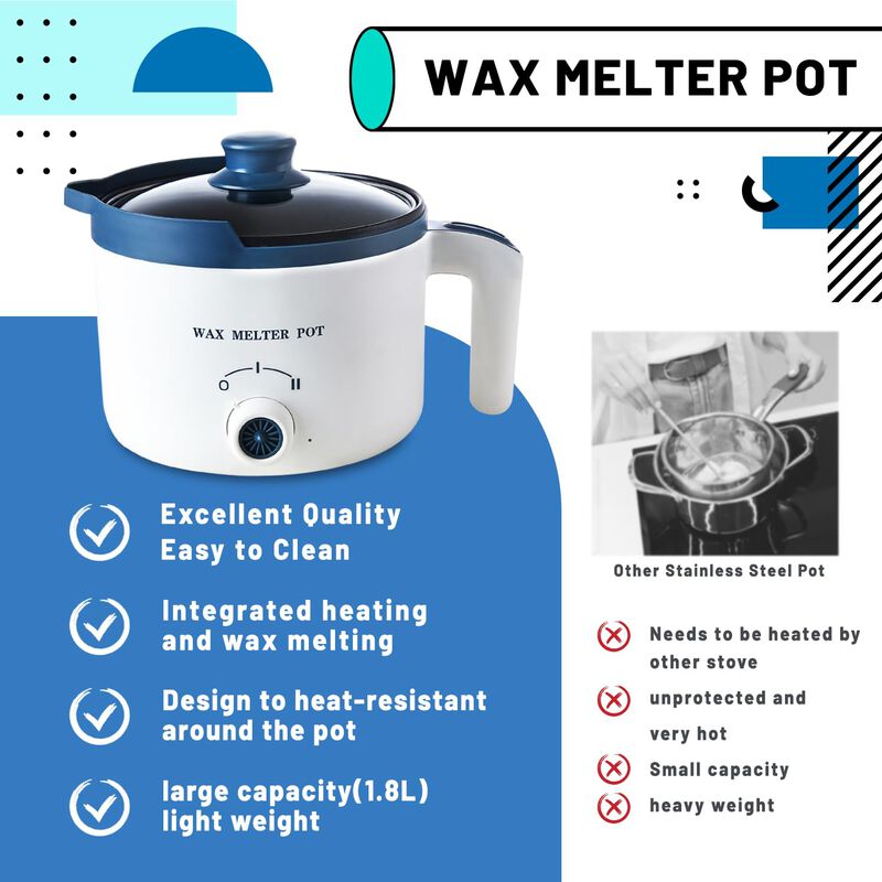 Kit Para Hacer Velas El&eacute;ctricas Wax Melting Pot... image number null