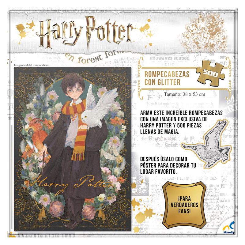 Rompecabezas Harry Potter Glitter 500 Piezas image number null