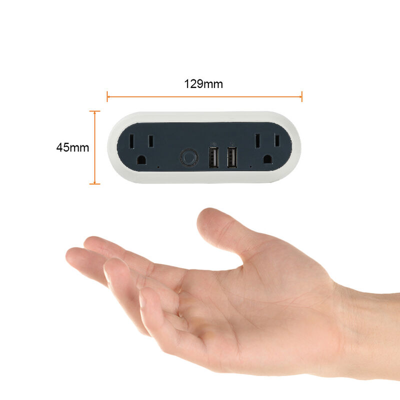 Enchufe Inteligente Doble Wi-Fi, 2 Puertos USB-... image number null