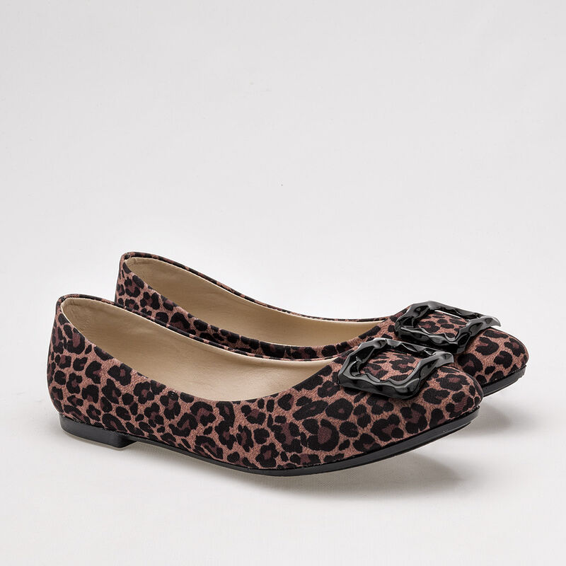 Moramora Balerina para mujer camel caf&eacute; negro image number null