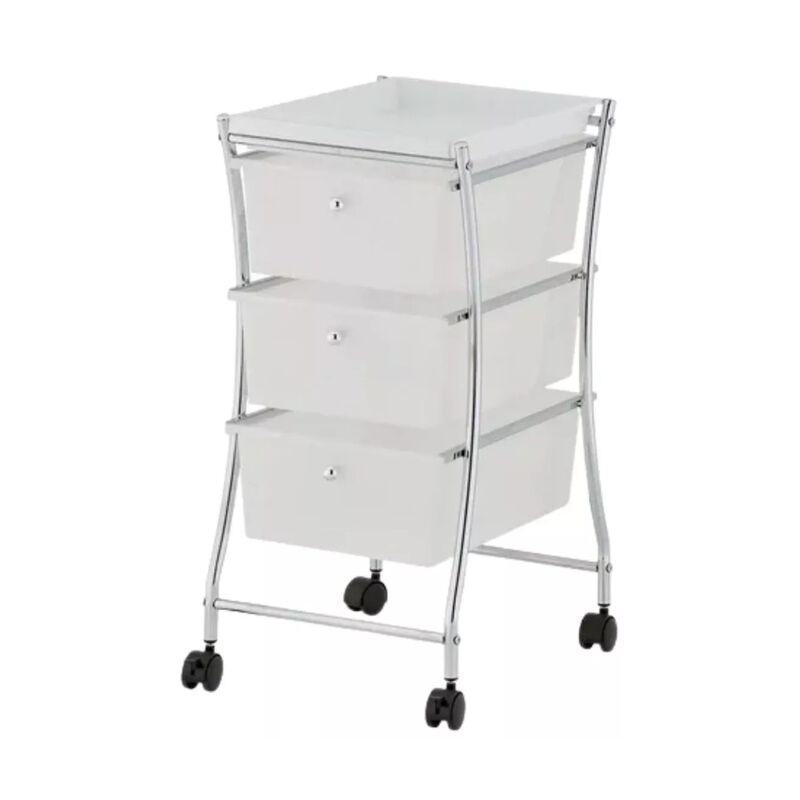 Carrito Usos M&uacute;ltiples Con 3 Cajones Namaro Des... image number null