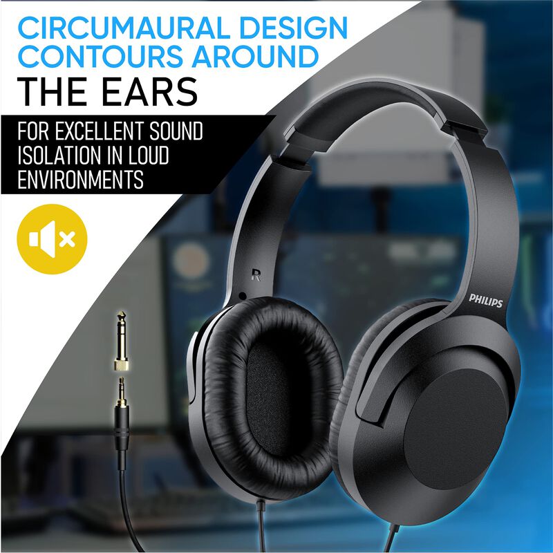 Auriculares Est&eacute;reo Con Cable Philips Para Podc... image number null