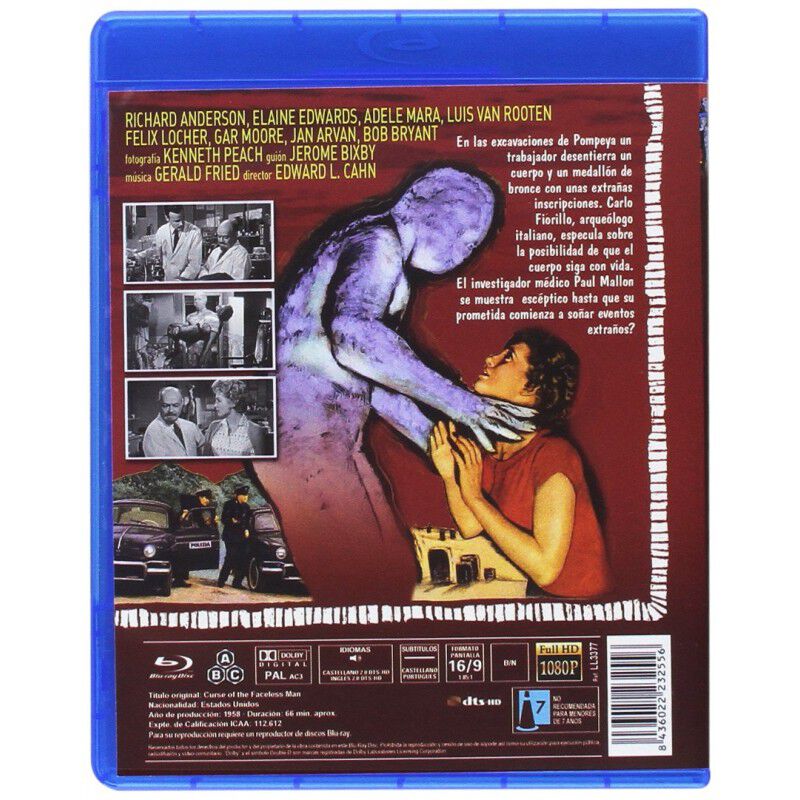 La Maldici&oacute;n Del Hombre Sin Cara [blu-ray] Curs... image number null
