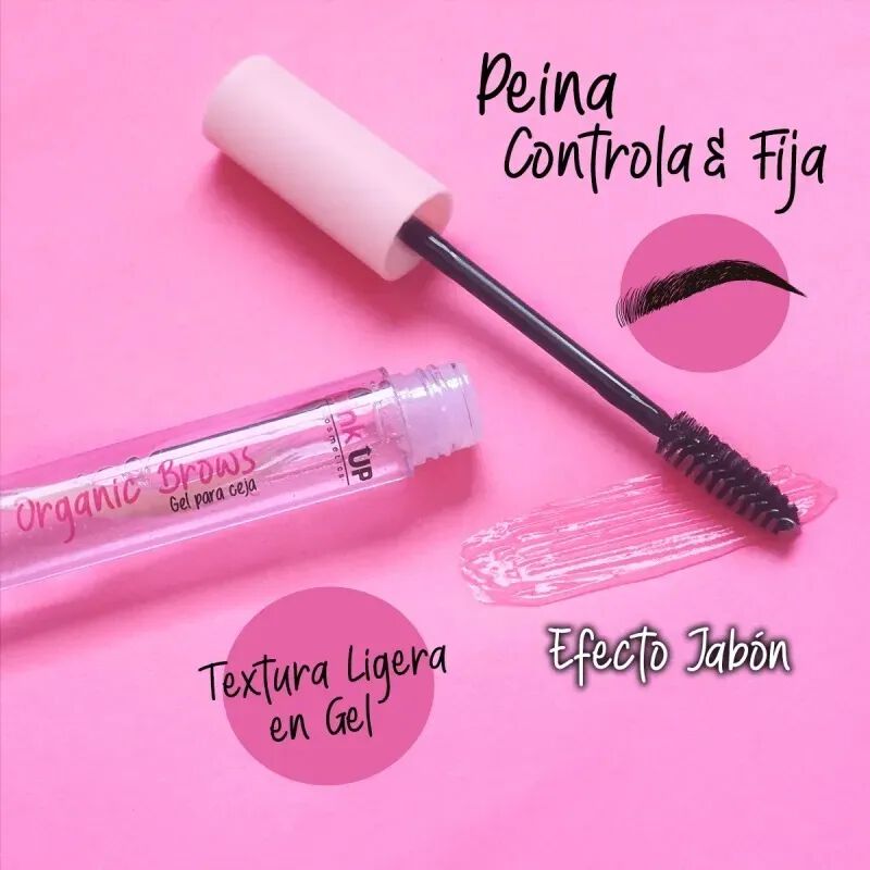 Pink Up Gel Tranparente para Cejas Efecto Soap image number null