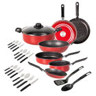 Batería De Cocina EKCO BAT26PZ  De Aluminio Roja