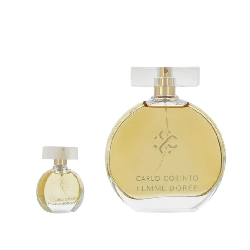 Set Carlo Corinto Femme Doree 2pzs 100ml Edt Sp... image number null