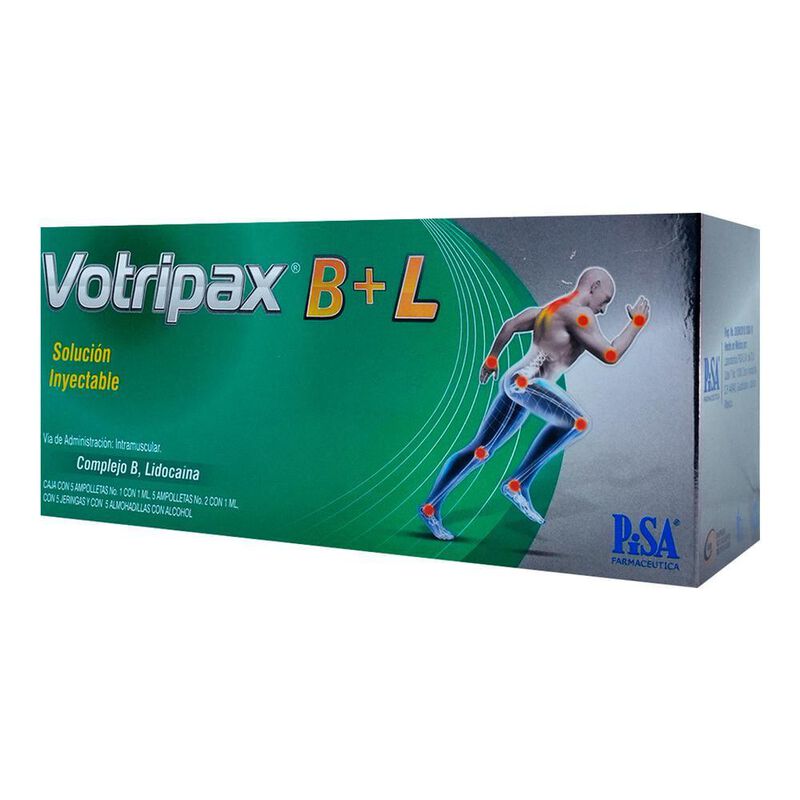 Votripax B+L 5Amp caja con 5 ampolletas de No.1... image number null