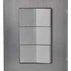 Paquete 5 piezas Placa Armada Con 2 Apagadores Sencillos/ 1 Escalera