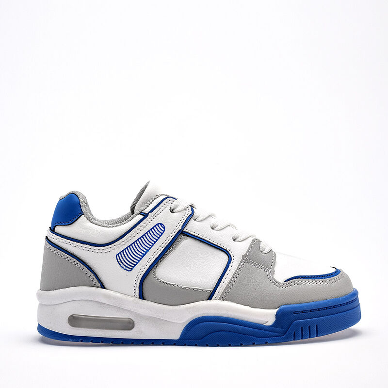Lycht tenis para ni&ntilde;o  blanco gris azul cod 140... image number null