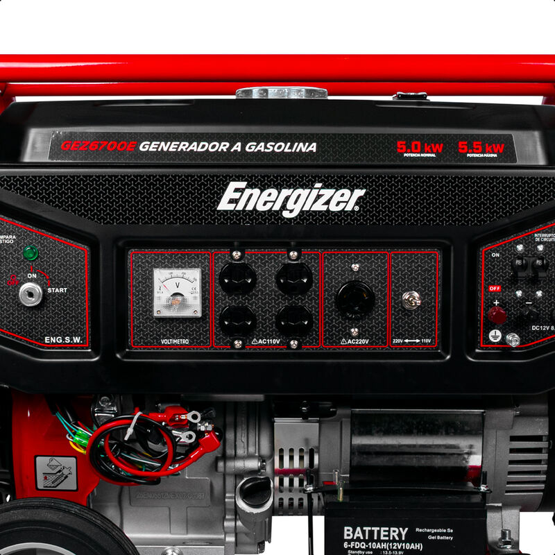 ENERGIZER Generador port&aacute;til 5.5 kW 389 CC 25L ... image number null