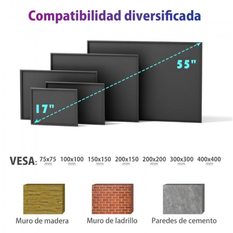 Soporte Base Tv Acero BST SB-2670X 17 A 55 image number null