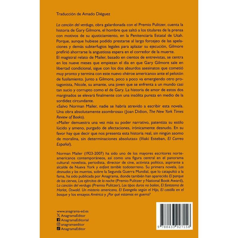 La canci&oacute;n del verdugo image number null