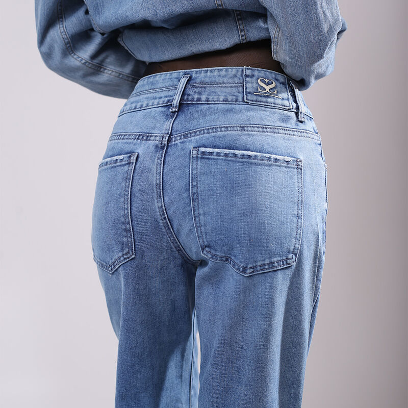 Pantal&oacute;n Dama B&aacute;sico Savi Jeans Mujer S4795 Wid... image number null