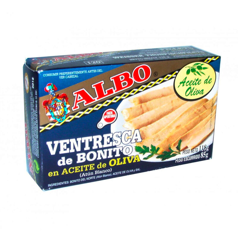 Ventresca De Bonito Del Norte Albo 118grs image number null