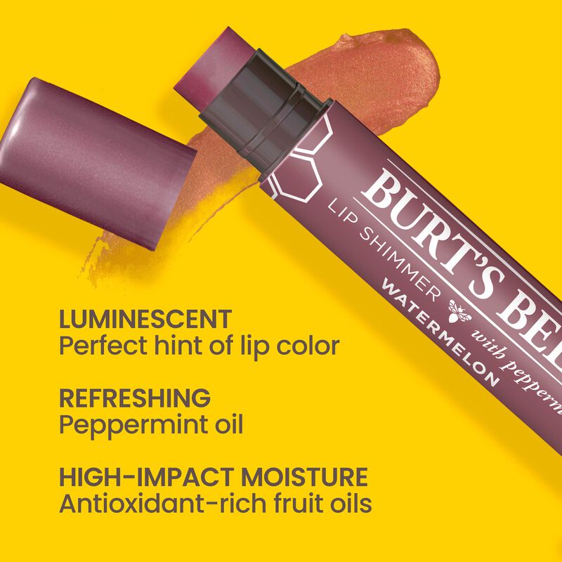 Set De Tinte Labial Burt's Bees Shimmer Waterme... image number null