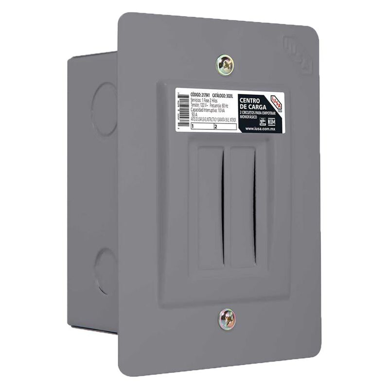 Centro De Carga Iusa Monofásico Para Empotrar image number null