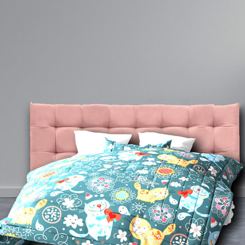 Cabecera Queen Size Dicasa Catania Pink image number null