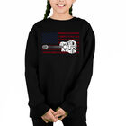 Sudadera De Cuello Redondo Word Art Para Ni&ntilde;a - America Rocks - Negro