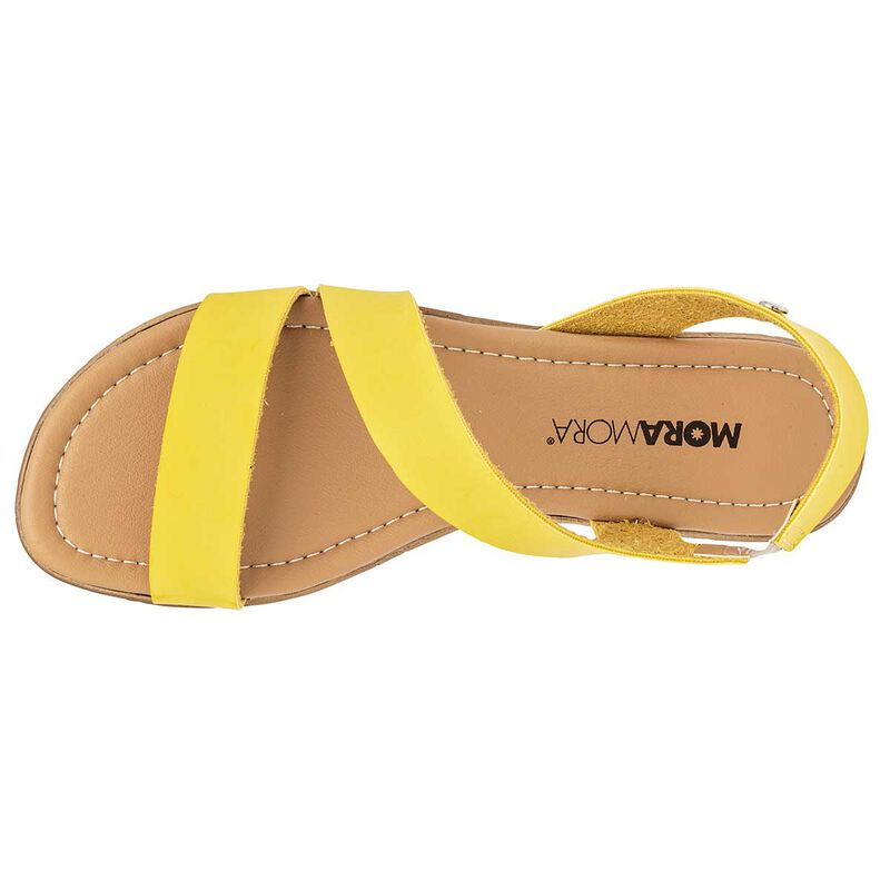 Moramora Sandalia para mujer amarillo image number null