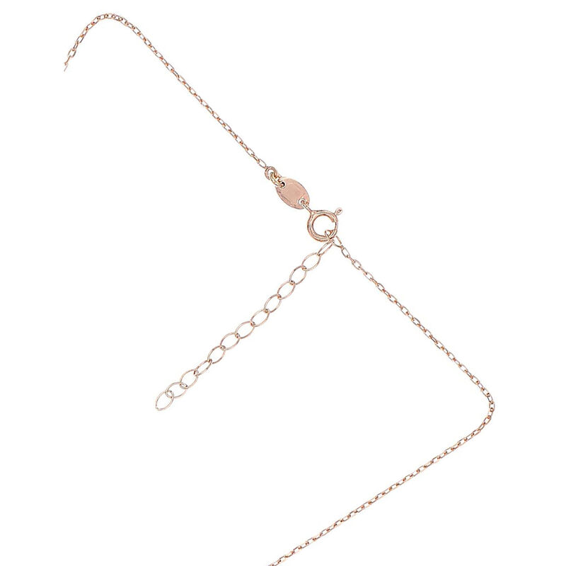 Gargantilla De Cruz De Plata Rosada 925 Con Zir... image number null