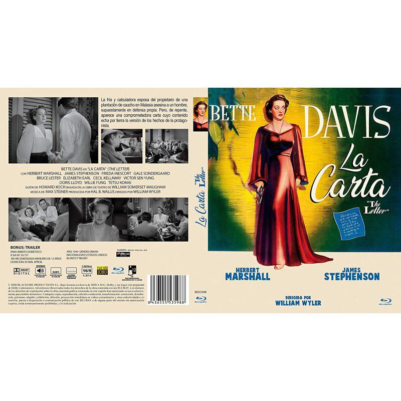 La Carta [blu-ray] (1940) The Letter image number null